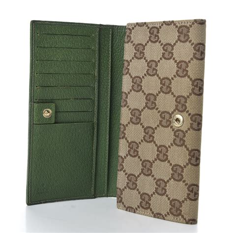 gucci lime green wallet|green Gucci wallet price.